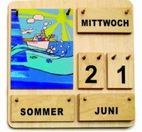 Holzkalender - Dauerkalender
