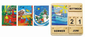 Der Holzkalender als lehrreiches Hilfmittel.